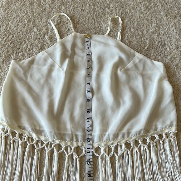 Sheer fringe halter top size small - Picture 12 of 16
